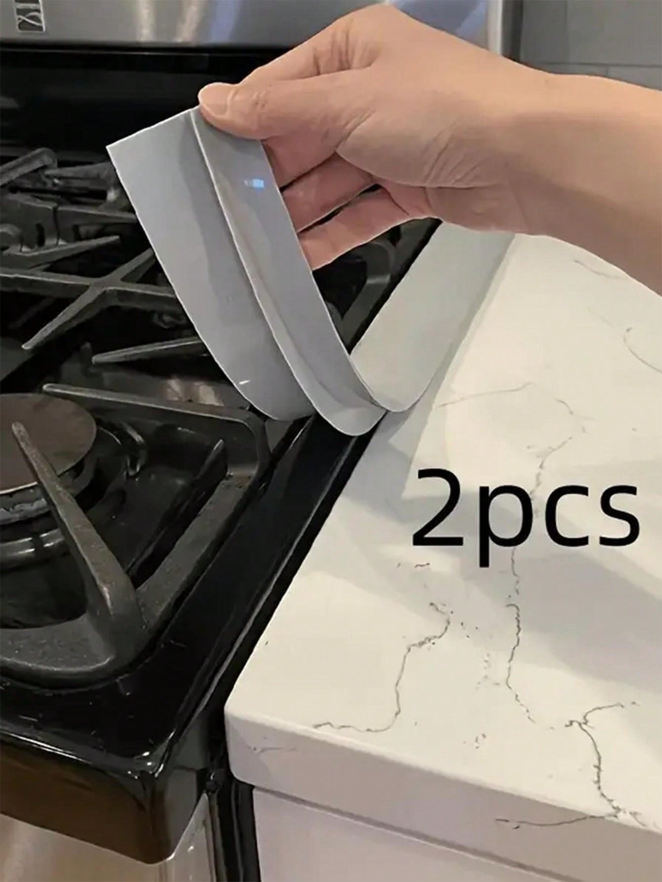 T-Shaped Stove Top Silicone Gap Strips – Heat Resistant, Waterproof & Oilproof Kitchen Counter Sealing Cover (1pc/2pcs)