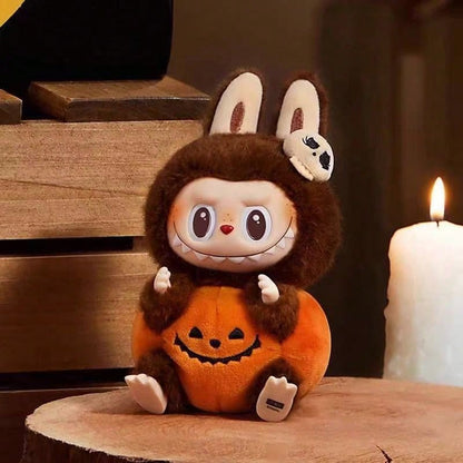 POP MART Labubu Halloween Party Series Pumpkin Keyring – Authentic Collectible Gift for Kids & Fans