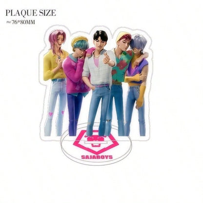 KPOP Acrylic Standee – Male Group "Hunters" & Female Group "Witches" | Korean Wave Fan Merchandise