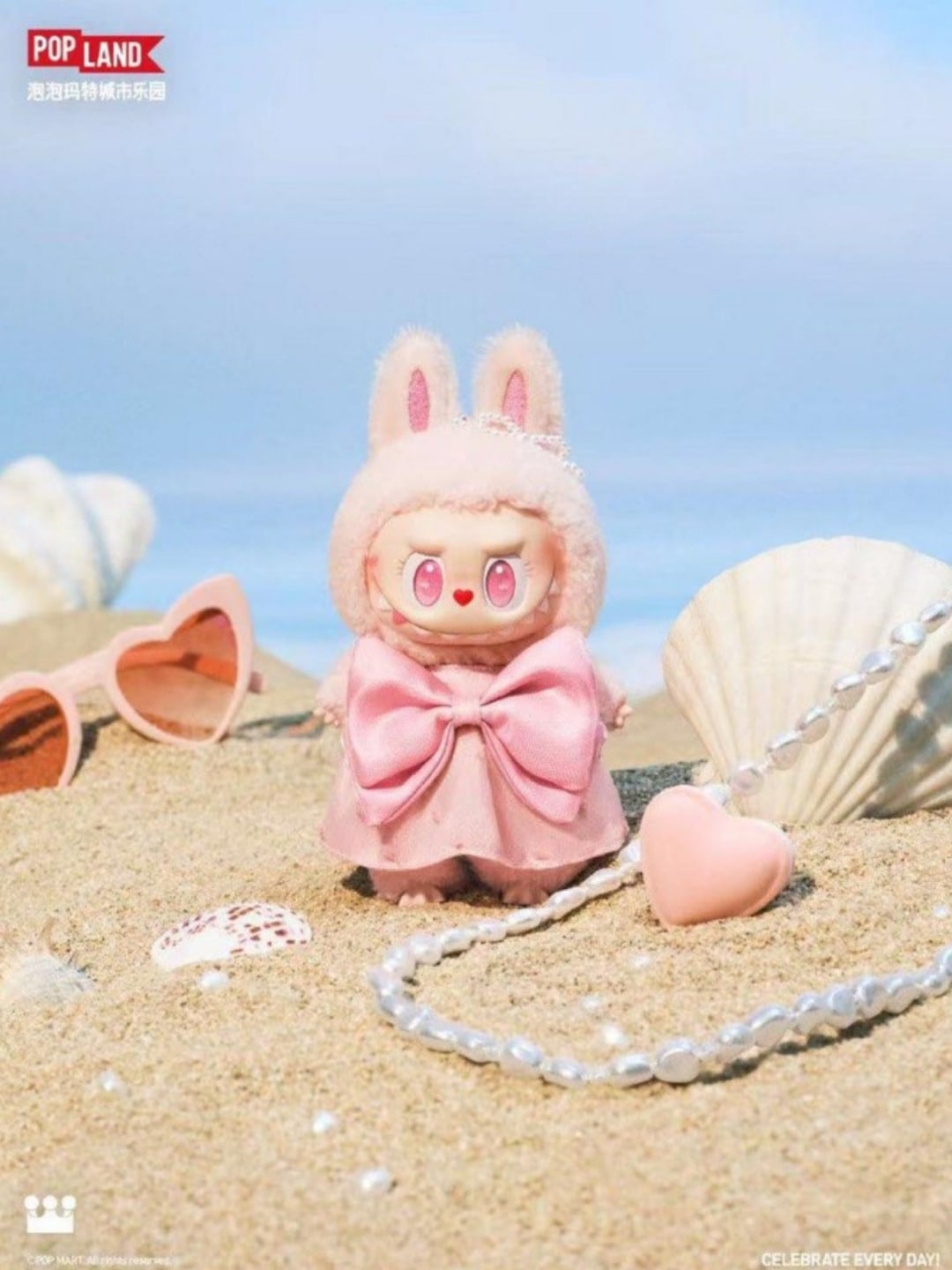 POP MART The Monsters Mokoko – Jump Into Summer Series Vinyl Plush Pendant | PopLand Exclusive