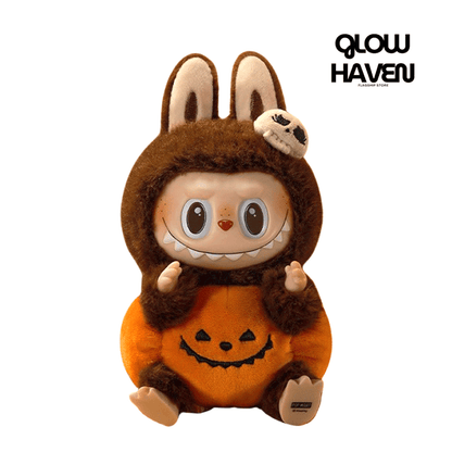 POP MART Labubu Halloween Party Series Pumpkin Keyring – Authentic Collectible Gift for Kids & Fans
