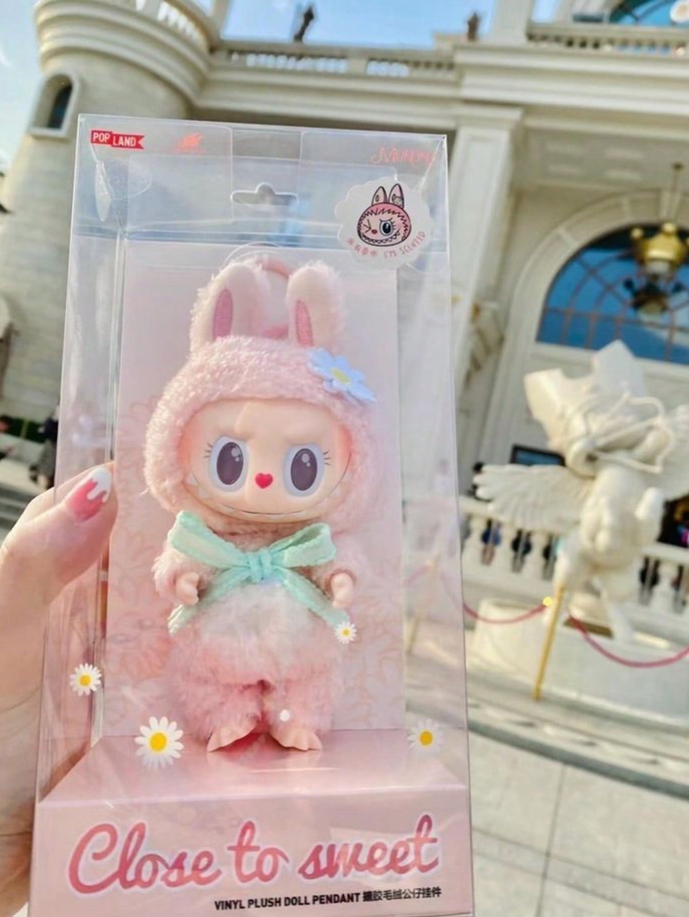 POP MART Labubu Mokoko Close To Sweet – Limited Edition Vinyl Plush Pendant Authentic Collectible