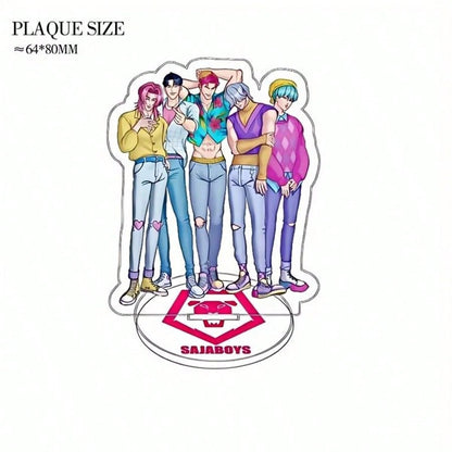 KPOP Acrylic Standee – Male Group "Hunters" & Female Group "Witches" | Korean Wave Fan Merchandise