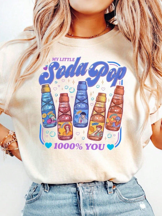 Kpop Demon Boy Band Soda Pop KPDH T-Shirt – 100% Cotton Casual Tee for Boys & Girls