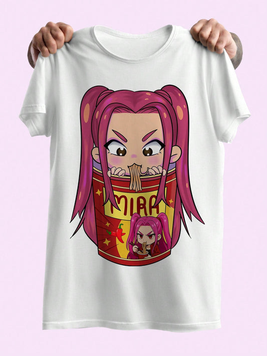 2025 KP-OpDe-Mon-Hunters Graphic Tee – Colorful Cartoon Design Casual Shirt for Anime & K-Pop Fans