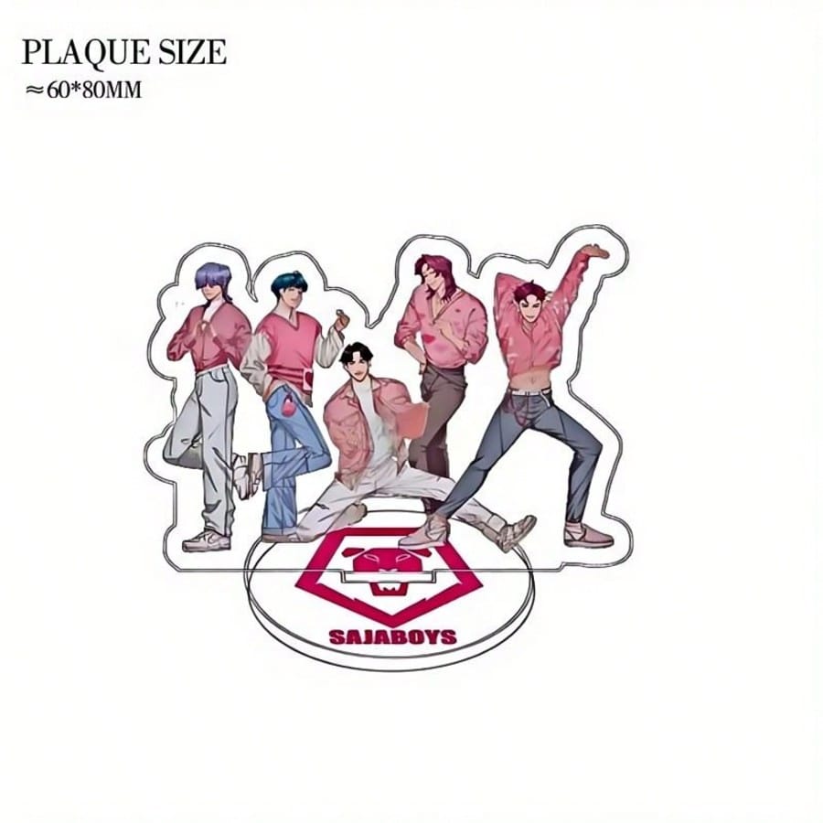 KPOP Acrylic Standee – Male Group "Hunters" & Female Group "Witches" | Korean Wave Fan Merchandise