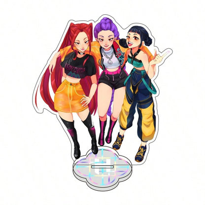 Anime K-pop Hunters Huntress Acrylic Stand – Table Figure Display Decoration, Original Collectible Gift