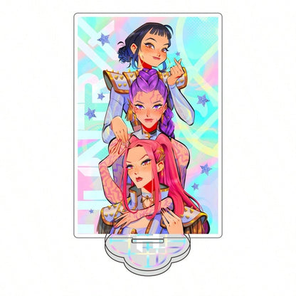Anime K-pop Hunters Huntress Acrylic Stand – Table Figure Display Decoration, Original Collectible Gift