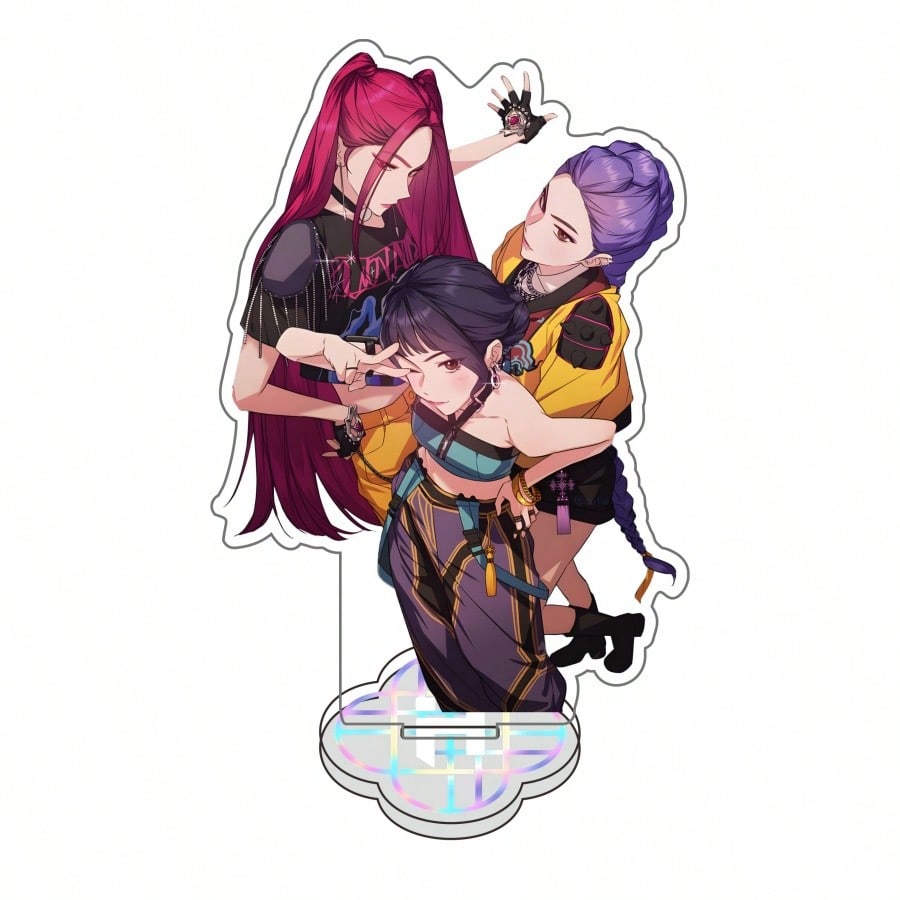 Anime K-pop Hunters Huntress Acrylic Stand – Table Figure Display Decoration, Original Collectible Gift