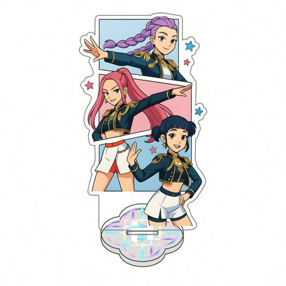 Anime K-pop Hunters Huntress Acrylic Stand – Table Figure Display Decoration, Original Collectible Gift