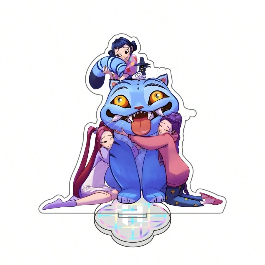 Anime K-pop Hunters Huntress Acrylic Stand – Table Figure Display Decoration, Original Collectible Gift