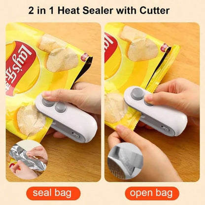 Bag Sealer with Magnetic – Rechargeable Handheld Heat Sealing Machine for Food Freshness & Packaging