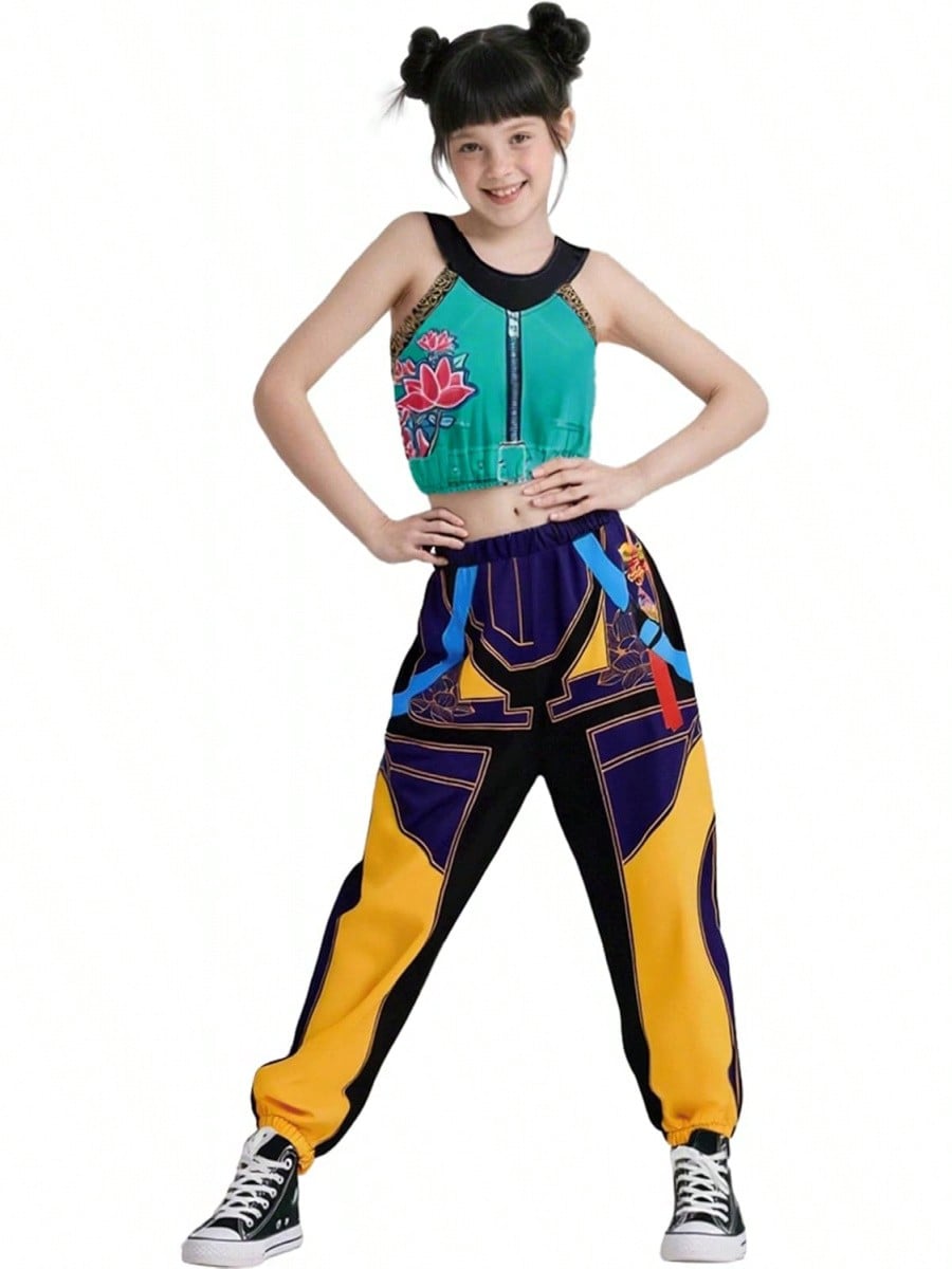 KPOP DEMON HUNTERS Girl’s Singer Costume – Halloween Cosplay & Stage Outfit for Kids 4–14 Years...