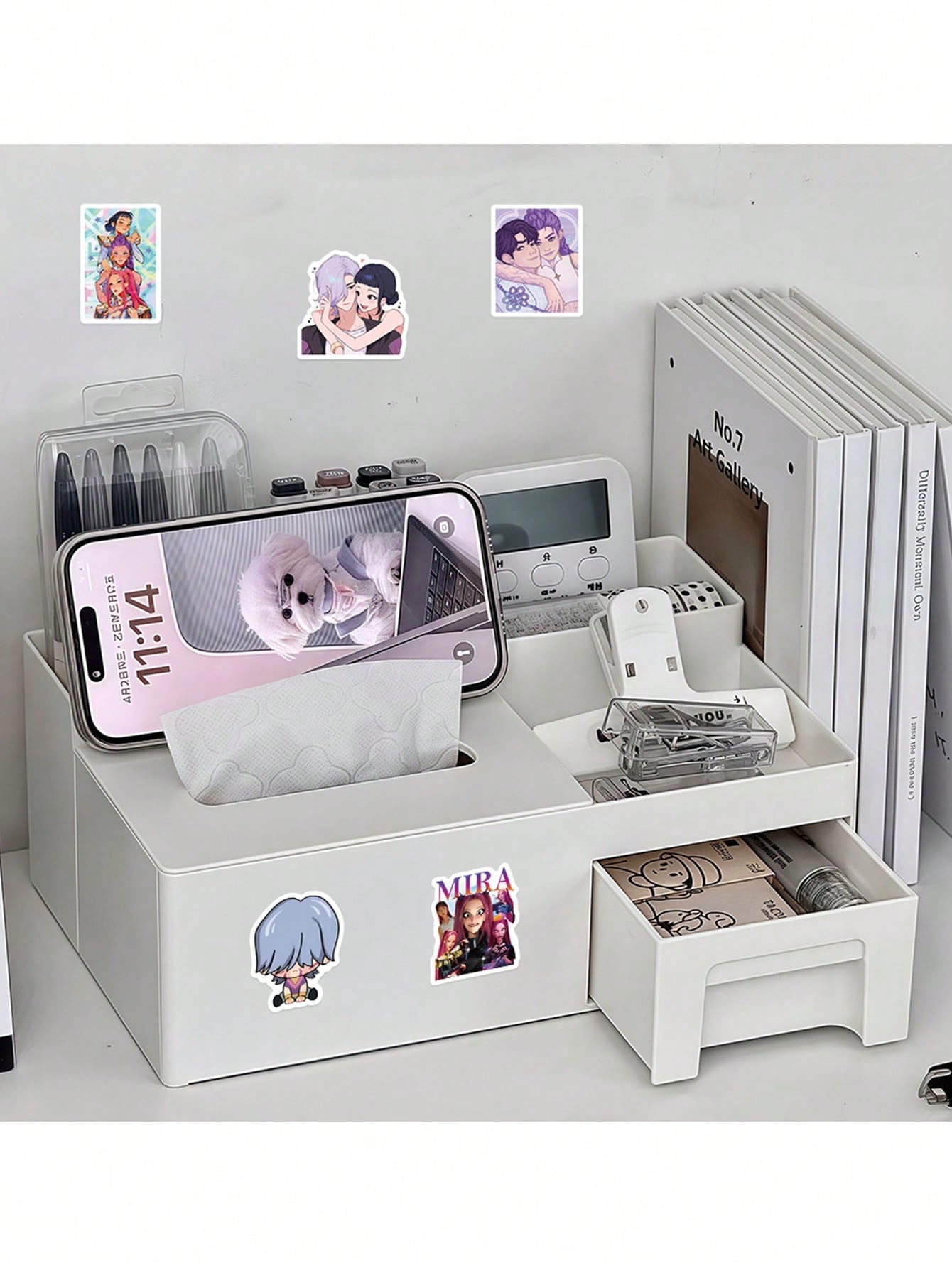 Takara Tomy 74PCS K-POP Demon Hunters Stickers – Anime Rumi Mira Zoey Waterproof Decorative Sticker Pack