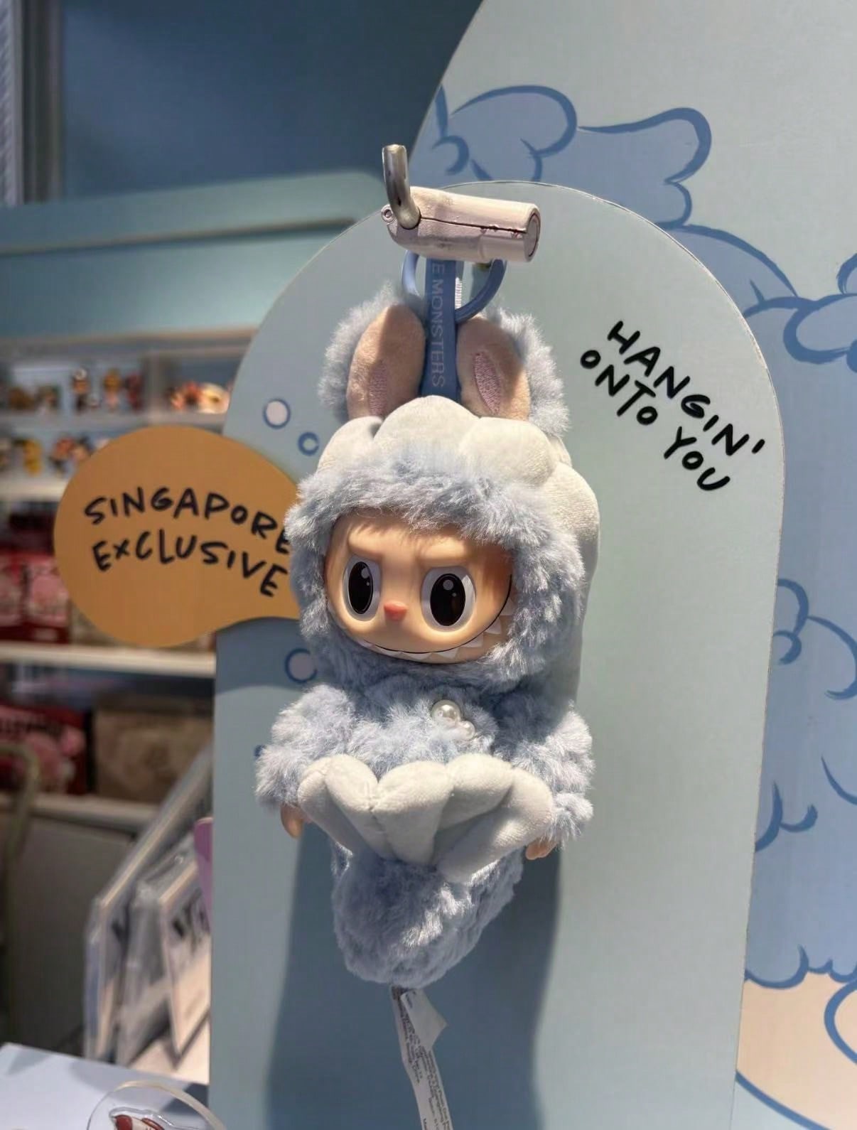 POP MART Labubu The Monsters – Singapore Hide And Seek Vinyl Pendant | Halloween Limited Edition