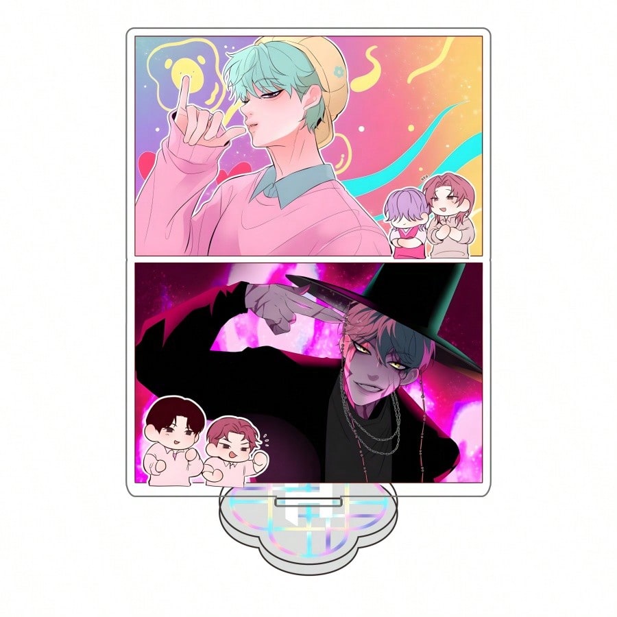 Anime K-pop Hunters Huntress Acrylic Stand – Table Figure Display Decoration, Original Collectible Gift