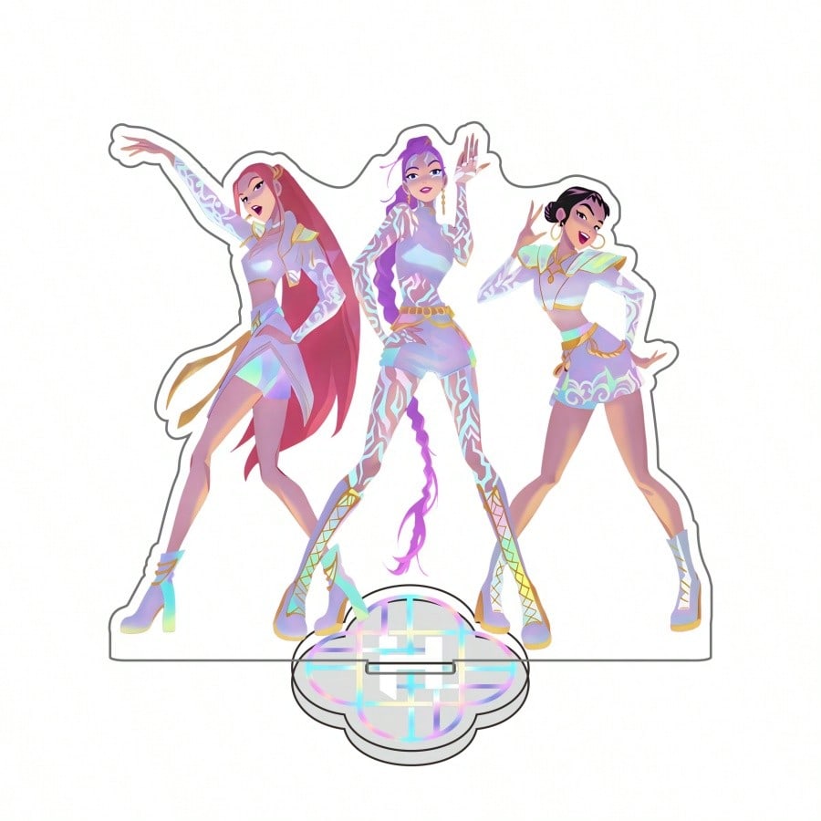 Anime K-pop Hunters Huntress Acrylic Stand – Table Figure Display Decoration, Original Collectible Gift