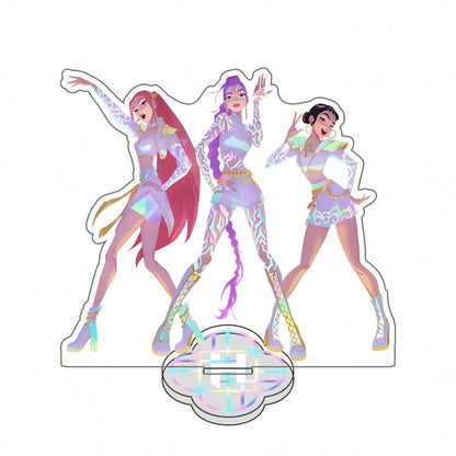 Anime K-pop Hunters Huntress Acrylic Stand – Table Figure Display Decoration, Original Collectible Gift