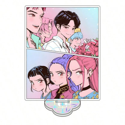 Anime K-pop Hunters Huntress Acrylic Stand – Table Figure Display Decoration, Original Collectible Gift