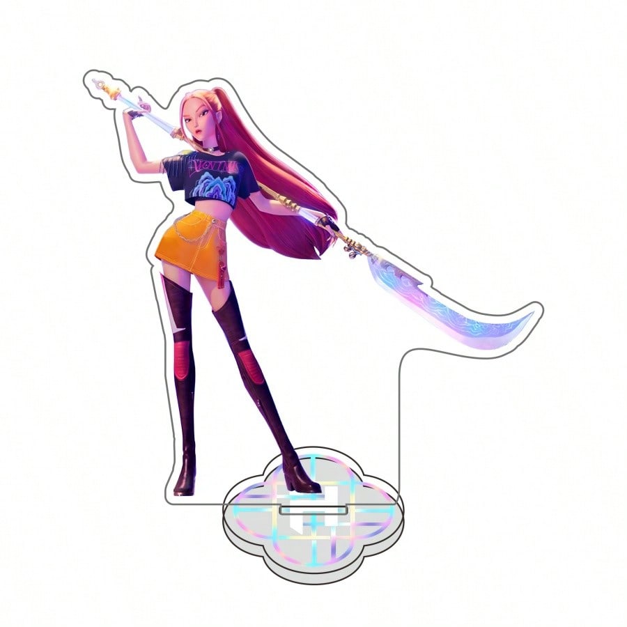 Anime K-pop Hunters Huntress Acrylic Stand – Table Figure Display Decoration, Original Collectible Gift