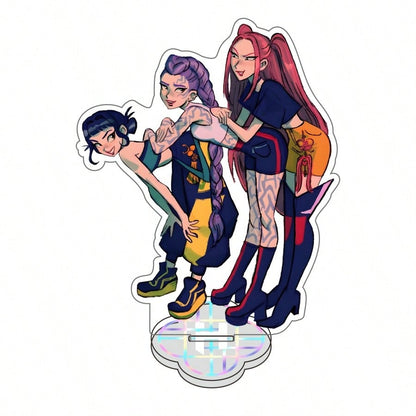 Anime K-pop Hunters Huntress Acrylic Stand – Table Figure Display Decoration, Original Collectible Gift