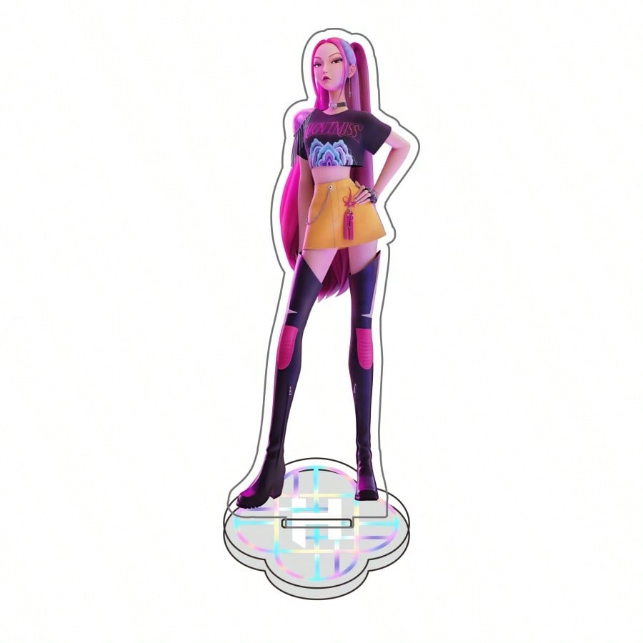 Anime K-pop Hunters Huntress Acrylic Stand – Table Figure Display Decoration, Original Collectible Gift