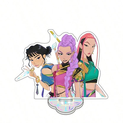 Anime K-pop Hunters Huntress Acrylic Stand – Table Figure Display Decoration, Original Collectible Gift
