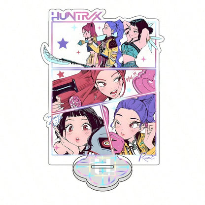 Anime K-pop Hunters Huntress Acrylic Stand – Table Figure Display Decoration, Original Collectible Gift