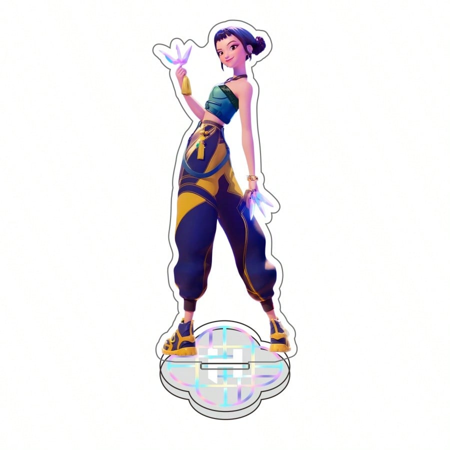 Anime K-pop Hunters Huntress Acrylic Stand – Table Figure Display Decoration, Original Collectible Gift