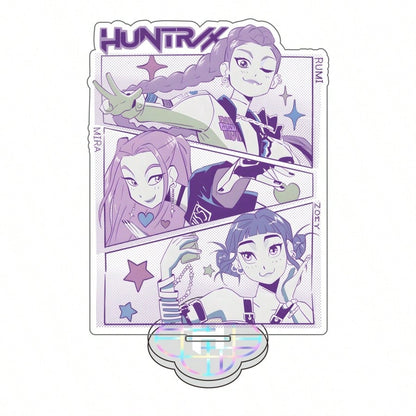 Anime K-pop Hunters Huntress Acrylic Stand – Table Figure Display Decoration, Original Collectible Gift