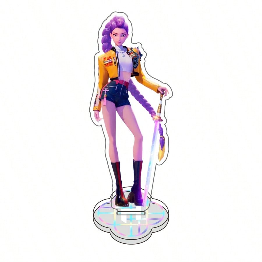 Anime K-pop Hunters Huntress Acrylic Stand – Table Figure Display Decoration, Original Collectible Gift