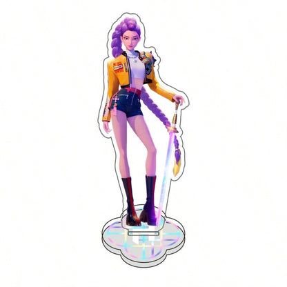 Anime K-pop Hunters Huntress Acrylic Stand – Table Figure Display Decoration, Original Collectible Gift