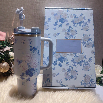 40oz Vacuum Insulated Tumbler Stainless Steel Insulated Water Bottle Vacuum Thermal Flask For Women Men For Cold Hot Cup