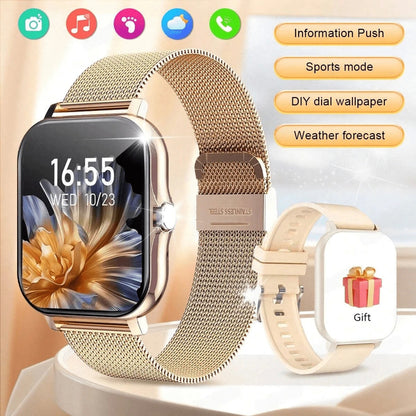 MixtataDi Smart Watch – Multifunctional Sports Smartwatch with Wireless Calls, Music & Notifications (Android/iOS)