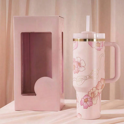 40oz Vacuum Insulated Tumbler Stainless Steel Insulated Water Bottle Vacuum Thermal Flask For Women Men For Cold Hot Cup