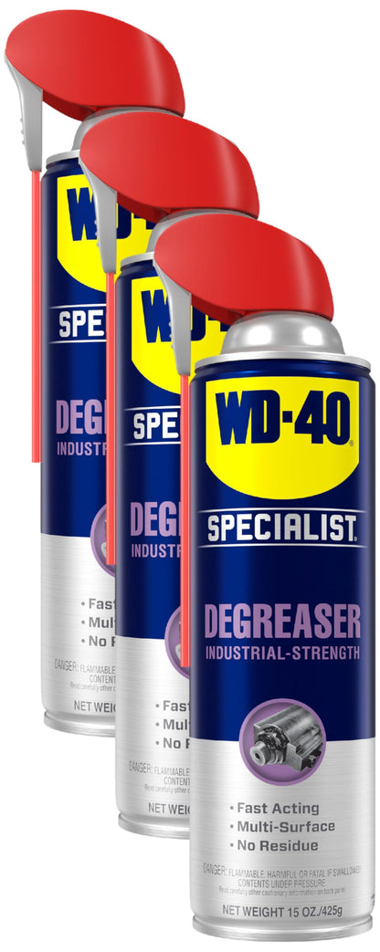 15 Oz. Degreaser, Industrial-Strength Fast Acting Formula with Smart Straw (2-Pack)