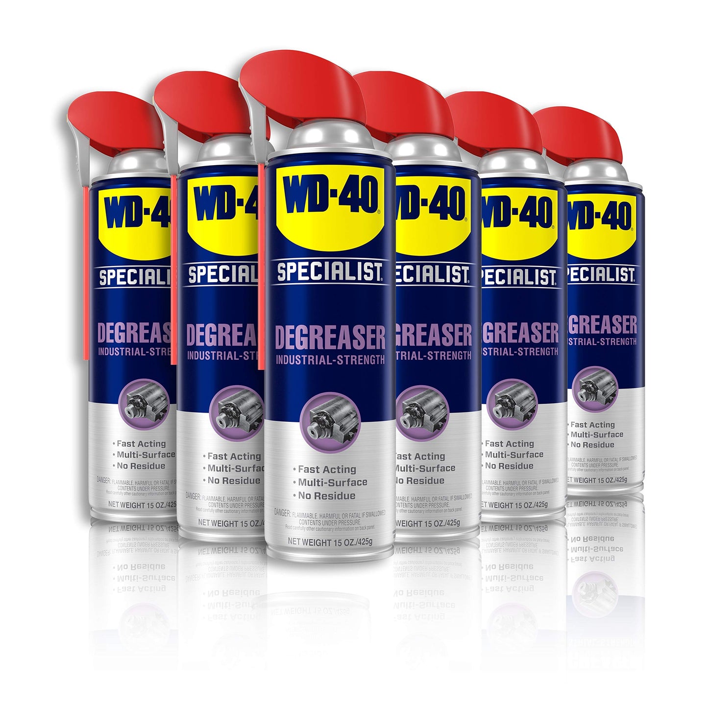 15 Oz. Degreaser, Industrial-Strength Fast Acting Formula with Smart Straw (2-Pack)