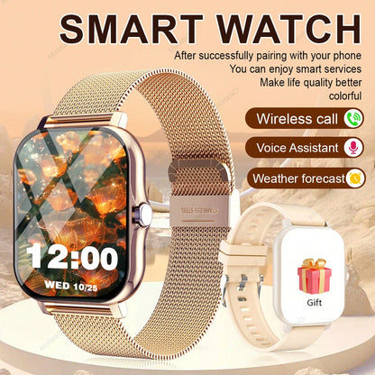 MixtataDi Smart Watch – Multifunctional Sports Smartwatch with Wireless Calls, Music & Notifications (Android/iOS)