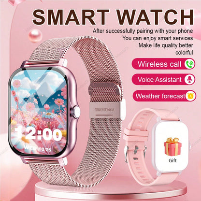 MixtataDi Smart Watch – Multifunctional Sports Smartwatch with Wireless Calls, Music & Notifications (Android/iOS)