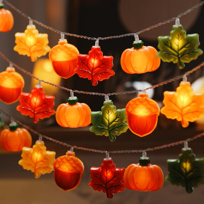 Halloween String Lights Decorations, 9.8FT 20 LED Halloween Fairy Lights, Battery Operated (Not Included) with Timer Function and 8 Flashing Modes, Cute Booday Lights 2025 Home Indoor Decor