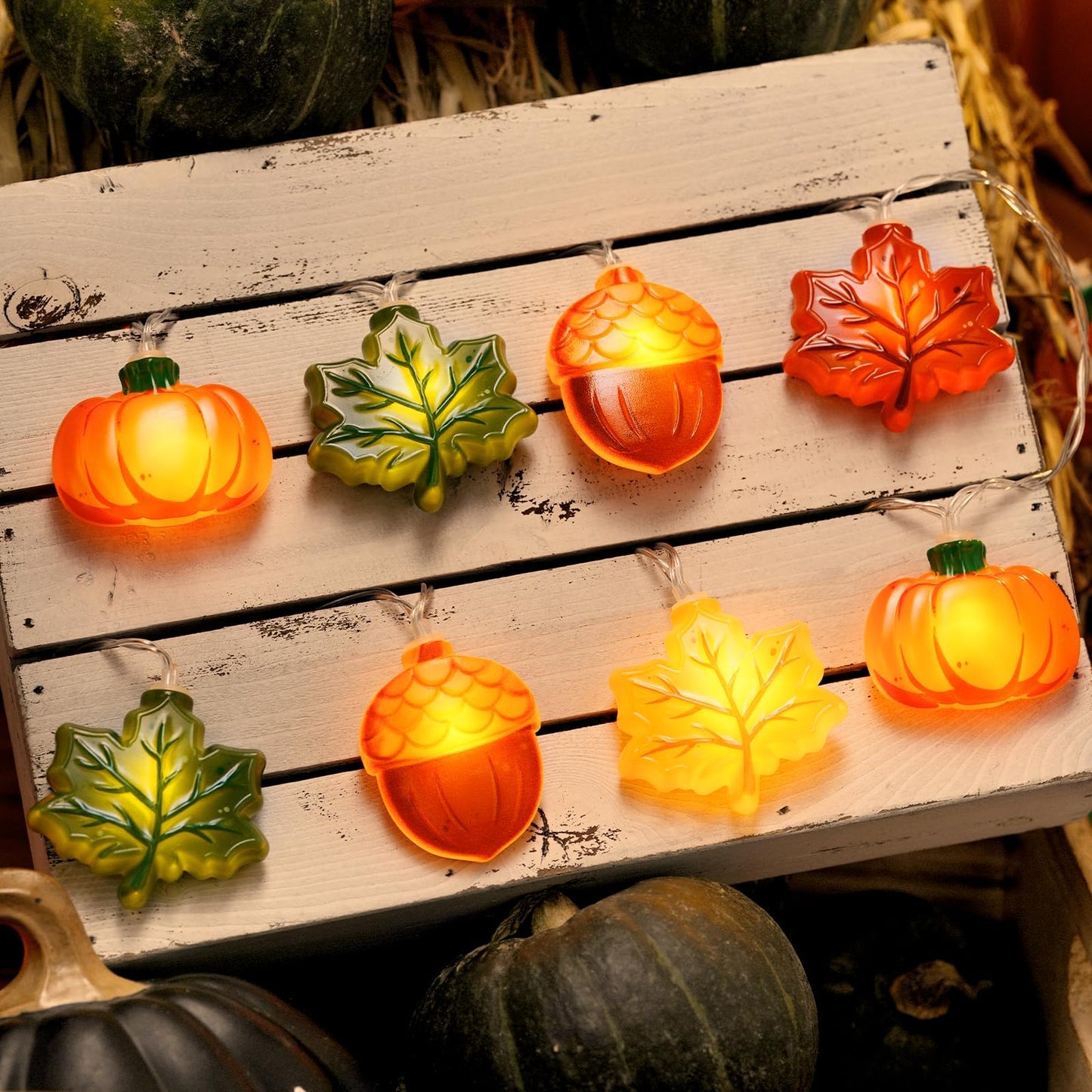 Halloween String Lights Decorations, 9.8FT 20 LED Halloween Fairy Lights, Battery Operated (Not Included) with Timer Function and 8 Flashing Modes, Cute Booday Lights 2025 Home Indoor Decor