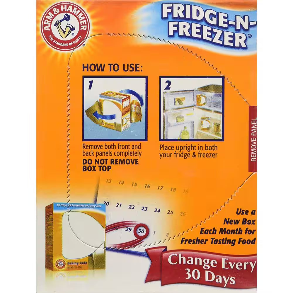 16 Oz. Reach-In Fridge-N-Freezer Baking Soda Odor Absorber (12-Pack)