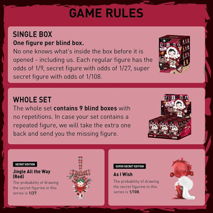 SKULLPANDA Wishing Time Series Blind Box Figures, Random Design Action Figures, Collectible Toys, Home Decorations, Holiday Birthday Gifts, Single Box