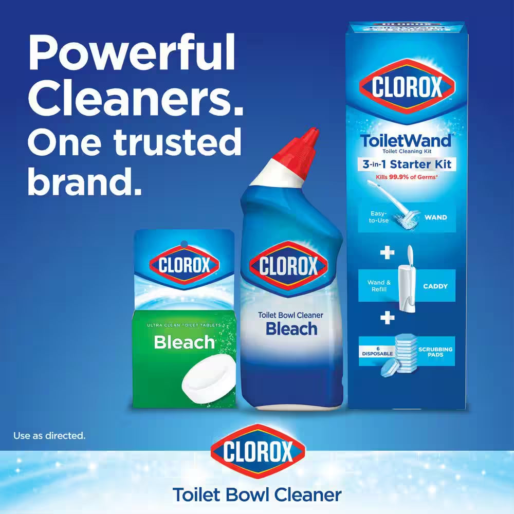 24 Oz. Rain Clean Toilet Bowl Cleaner with Bleach (4-Pack)