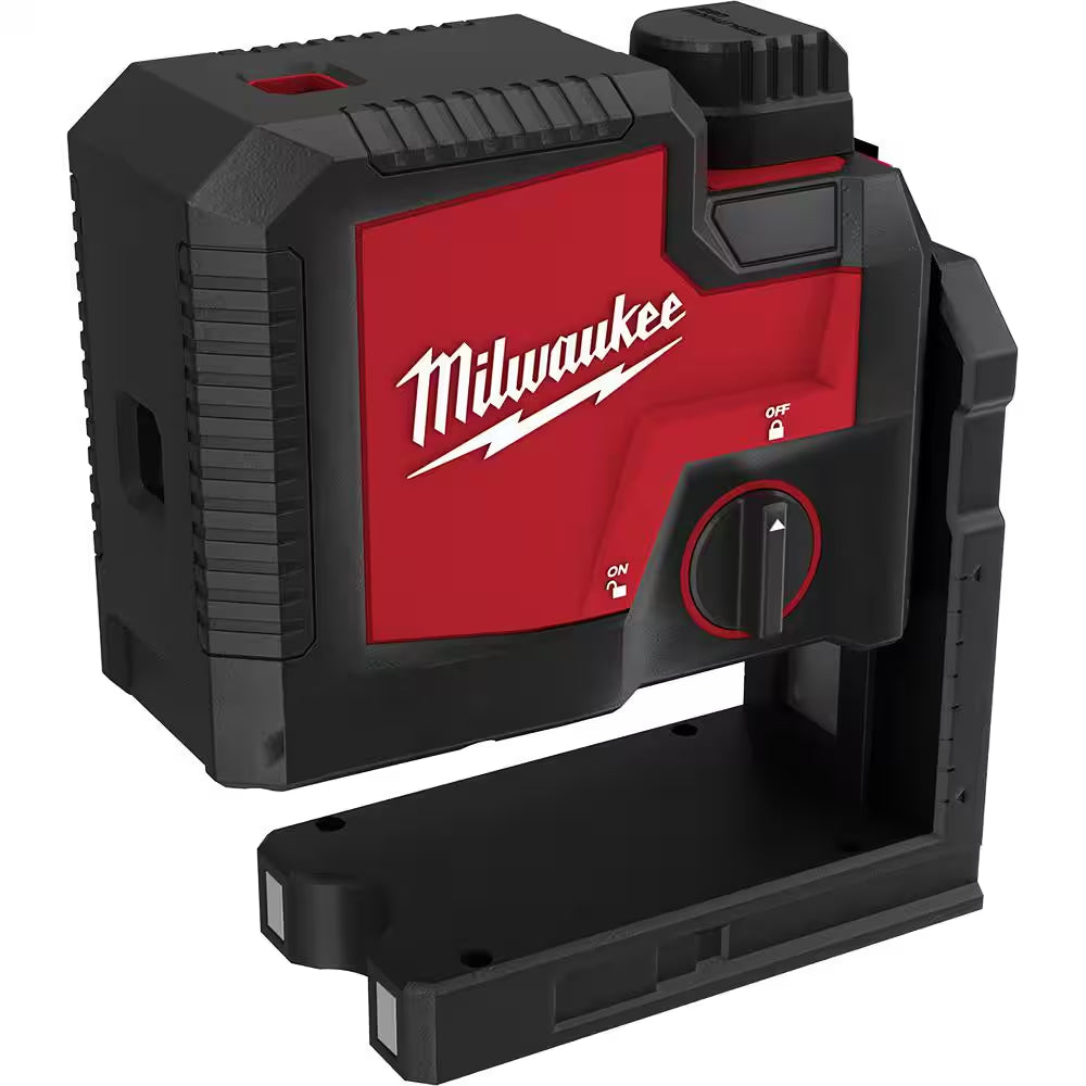 Green 100 Ft. 3-Point Rechargeable Laser Level with REDLITHIUM Lithium-Ion USB Battery and Charger