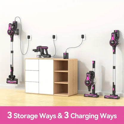 INSE N5 6-in-1 Cordless Handheld Vacuum Cleaner – 32 kPa, 45-Min Runtime, Detachable Battery, 40.6 oz Dust Cup, LED Brush (Hardwood, Carpet, Pet Hair)