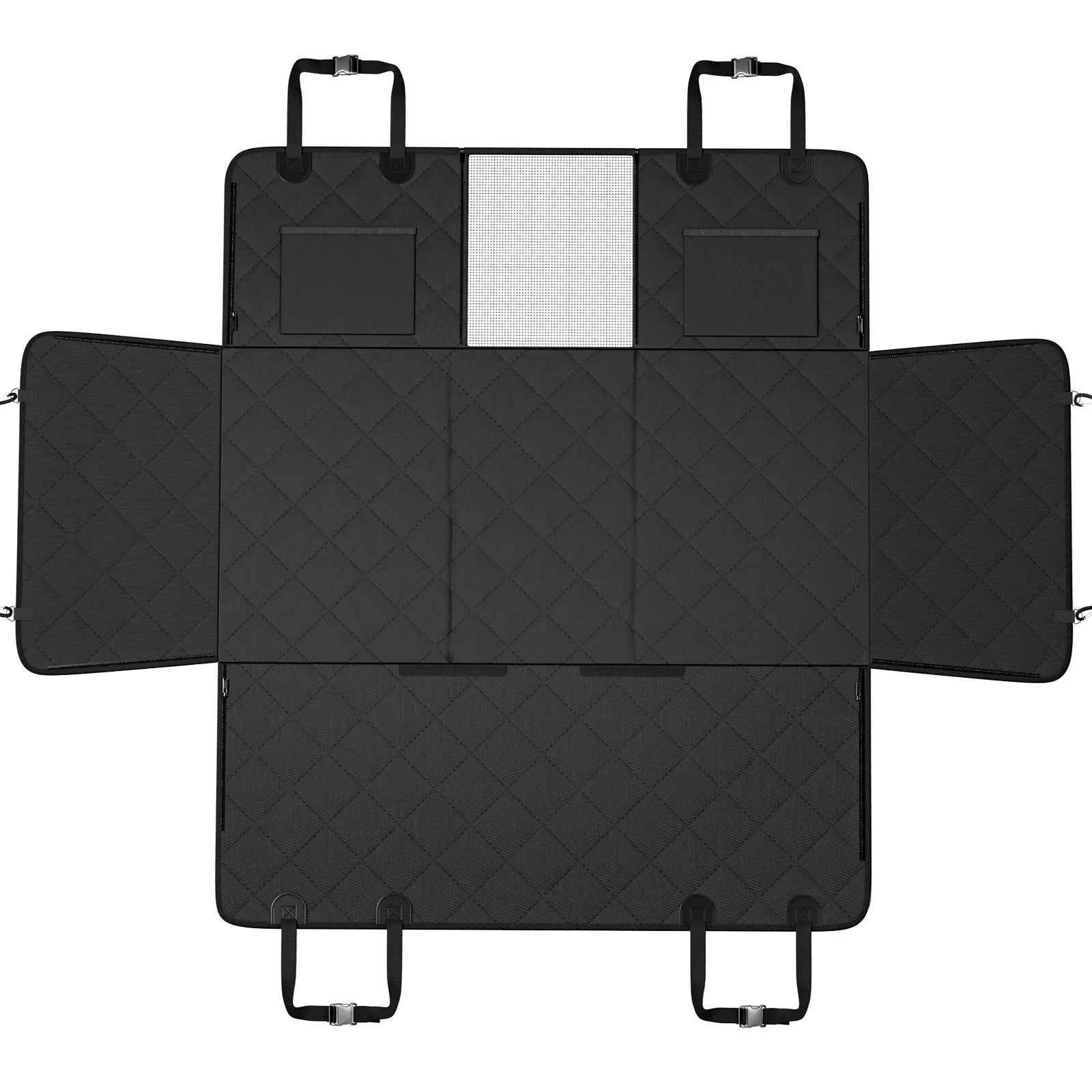VEVOR 53 X 24.8 in Dog Car Seat Cover for Back Seat Waterproof 600D for Cars