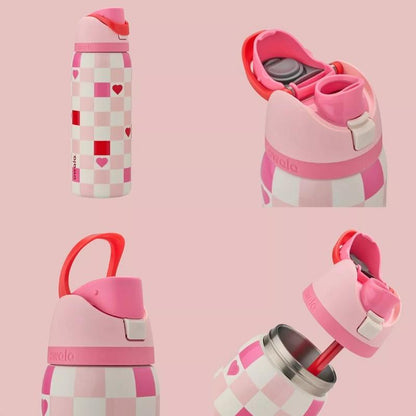 Owala Freesip 32Oz – Urban Outfitters Edition, Flower Crown, Tea Time Pink Hydration Bottle, Pillow Fight Cherry, Candy Coated