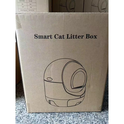 Self-Cleaning Cat Litter Box Multiple Cats Scooping Automatically Litter Odor Removal App Control Support 5G 2.4G Wi-Fi