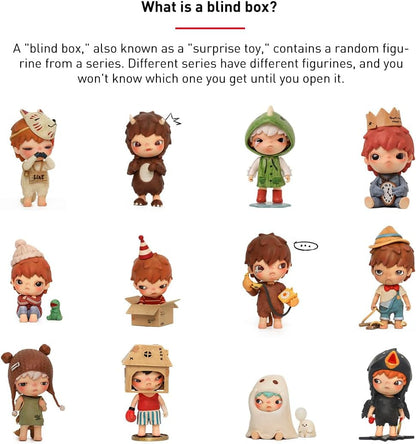 Hirono the Other One Blind Box Figures, Random Design Box Toys for Modern Home Decor, Collectible Toy Set for Desk Accessories, 12PC